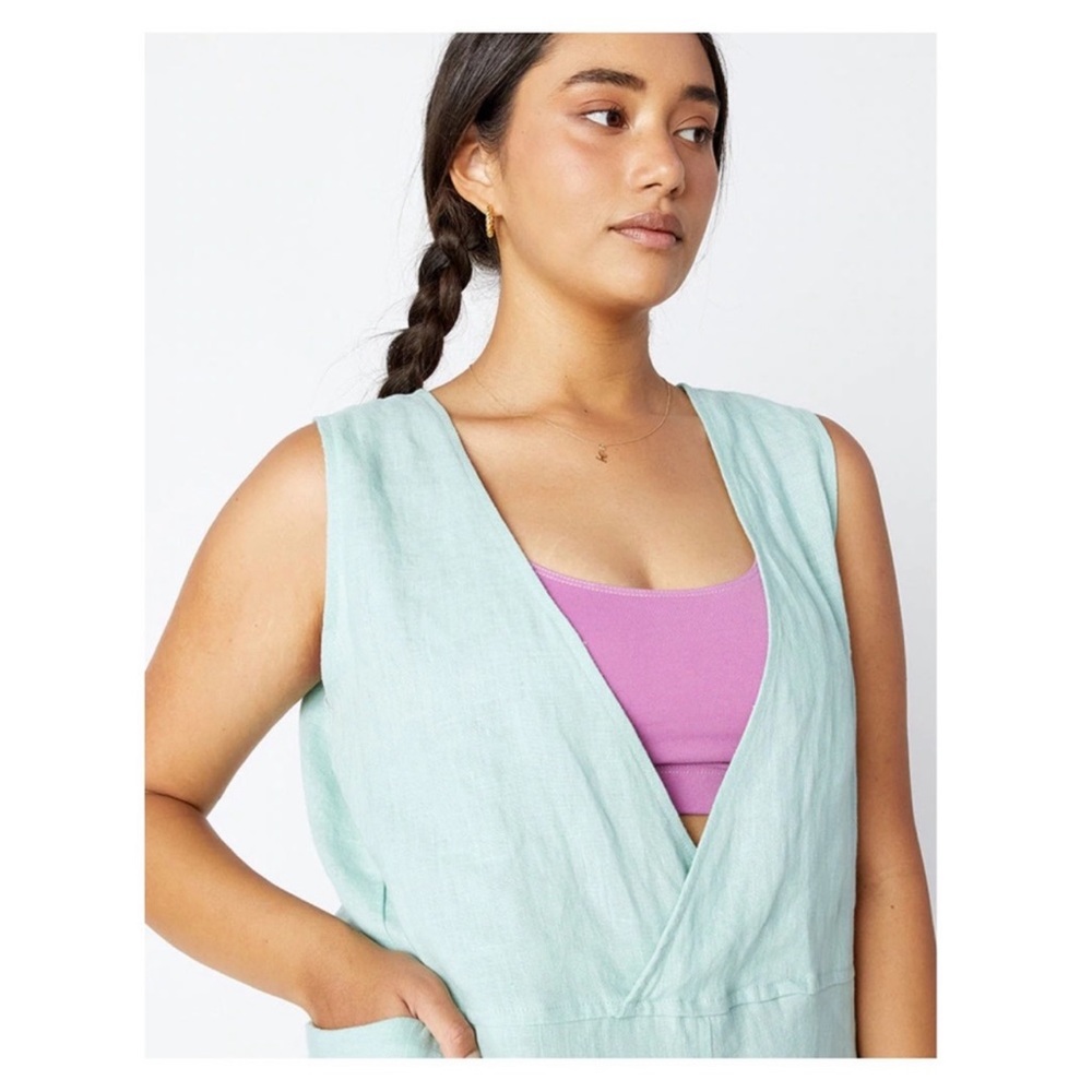 New! Back Beat Co. “Brooklyn” Reversible Linen Jumpsuit - Picture 6 of 11